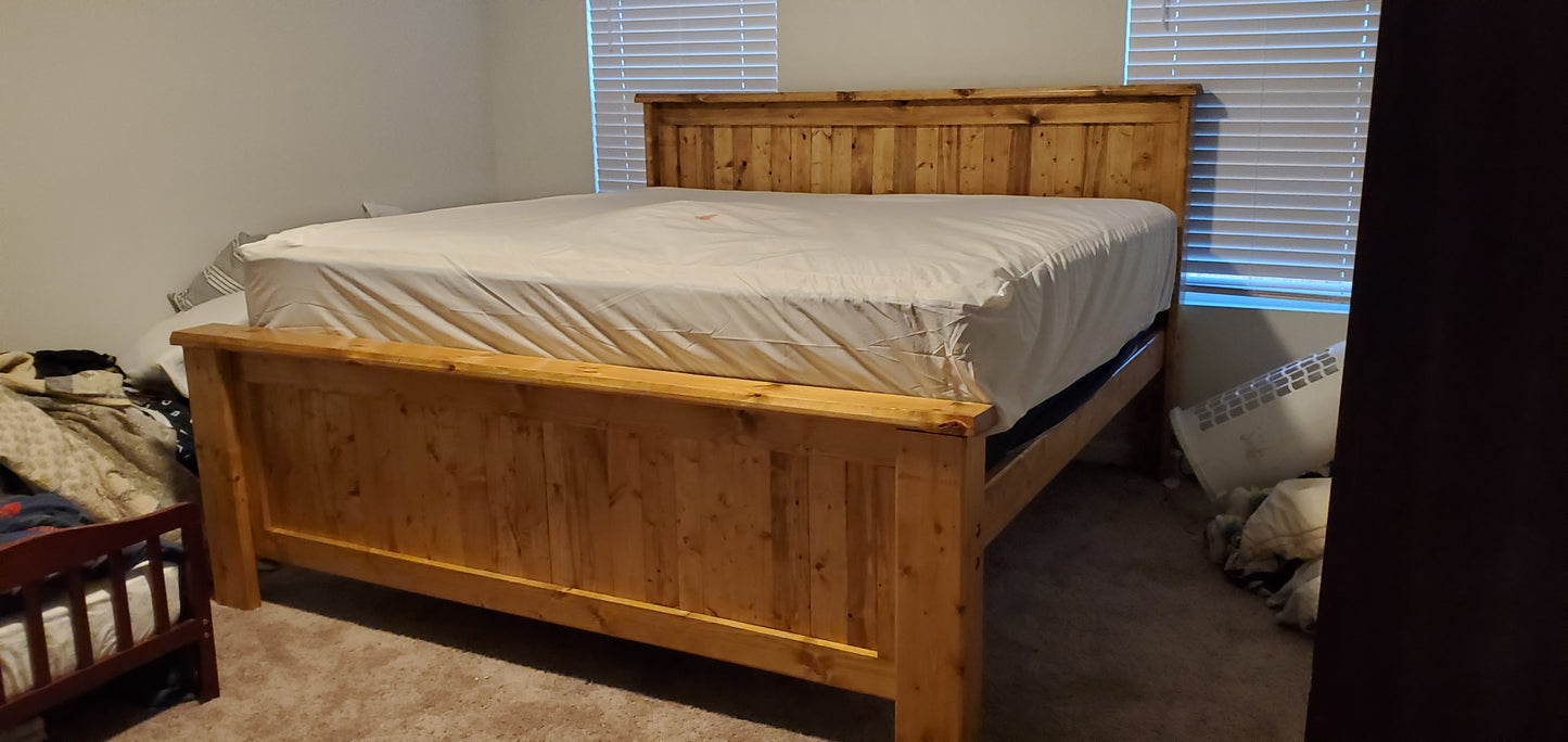 Farmhouse Style Traditional Bed