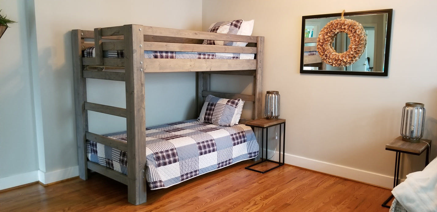 Traditional Solid Wood Bunk Bed Bargain Bunks